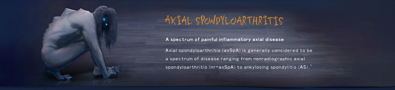 axSpA is a Painful Inflammatory Axial Disease Banner